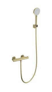 Смеситель для душа Wonzon & Woghand INN 5 WW-B2005-A-BG с термостатом брашированное золото